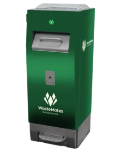 Dettaglio cestino compattante WasteMate